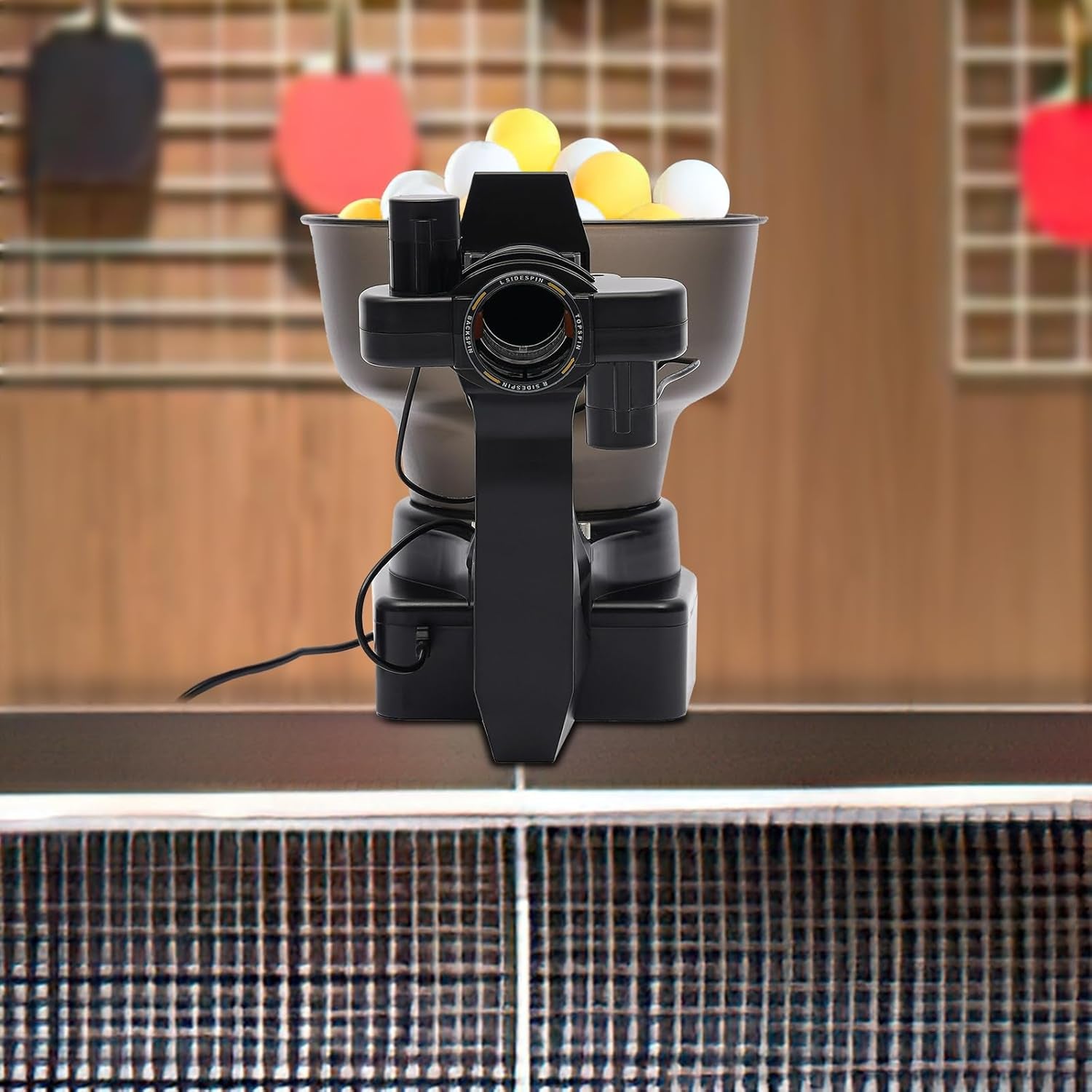 Table Tennis Robots, Table Tennis Machine for Training with 40Mm+ Table Tennis Balls, Automatic Ball Machine for Training