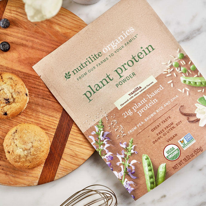 Nutrilite™ Organics Plant Protein Powder – Vanilla Item # 318670
