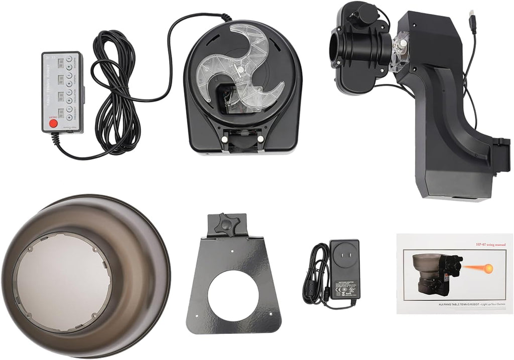 Table Tennis Robots, Table Tennis Machine for Training with 40Mm+ Table Tennis Balls, Automatic Ball Machine for Training