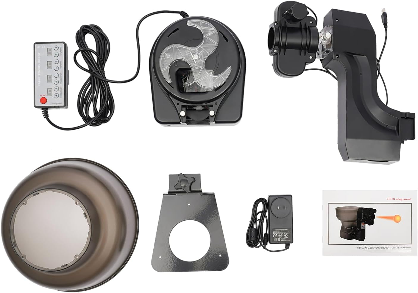 Table Tennis Robots, Table Tennis Machine for Training with 40Mm+ Table Tennis Balls, Automatic Ball Machine for Training