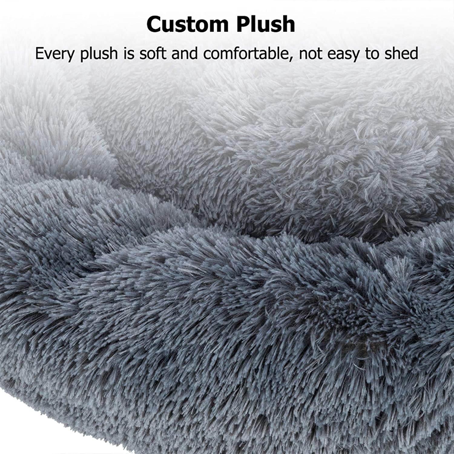 Dog Bed, Dog Beds for Medium Dogs, Small Outdoor Dog Beds, Washable Dog Bed and Cat Bed, Faux Fur Pet Bed, Anti-Slip Dog Bed Cat Bed (Medium 24''X24'')