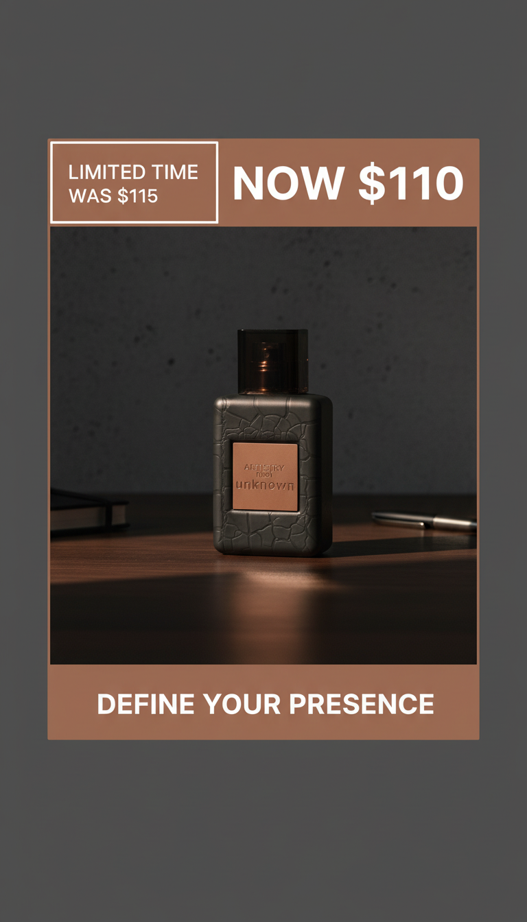 Artistry™ Men Unknown Eau de Parfum Spray Item # 120549D - 50 mL/1.7 fl. oz.