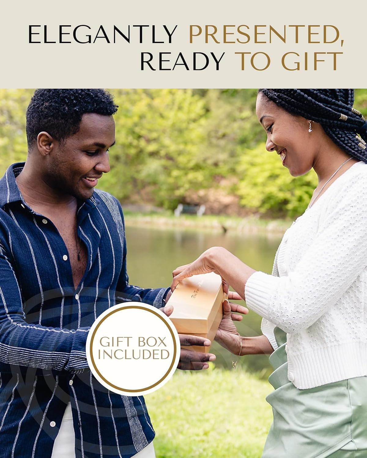 Real Pink Rose Dipped in 24K Gold with Gold-Trimmed Petals and Stem, Handcrafted Preserved Rose in Luxury Gift Box, Romantic Gift for Her