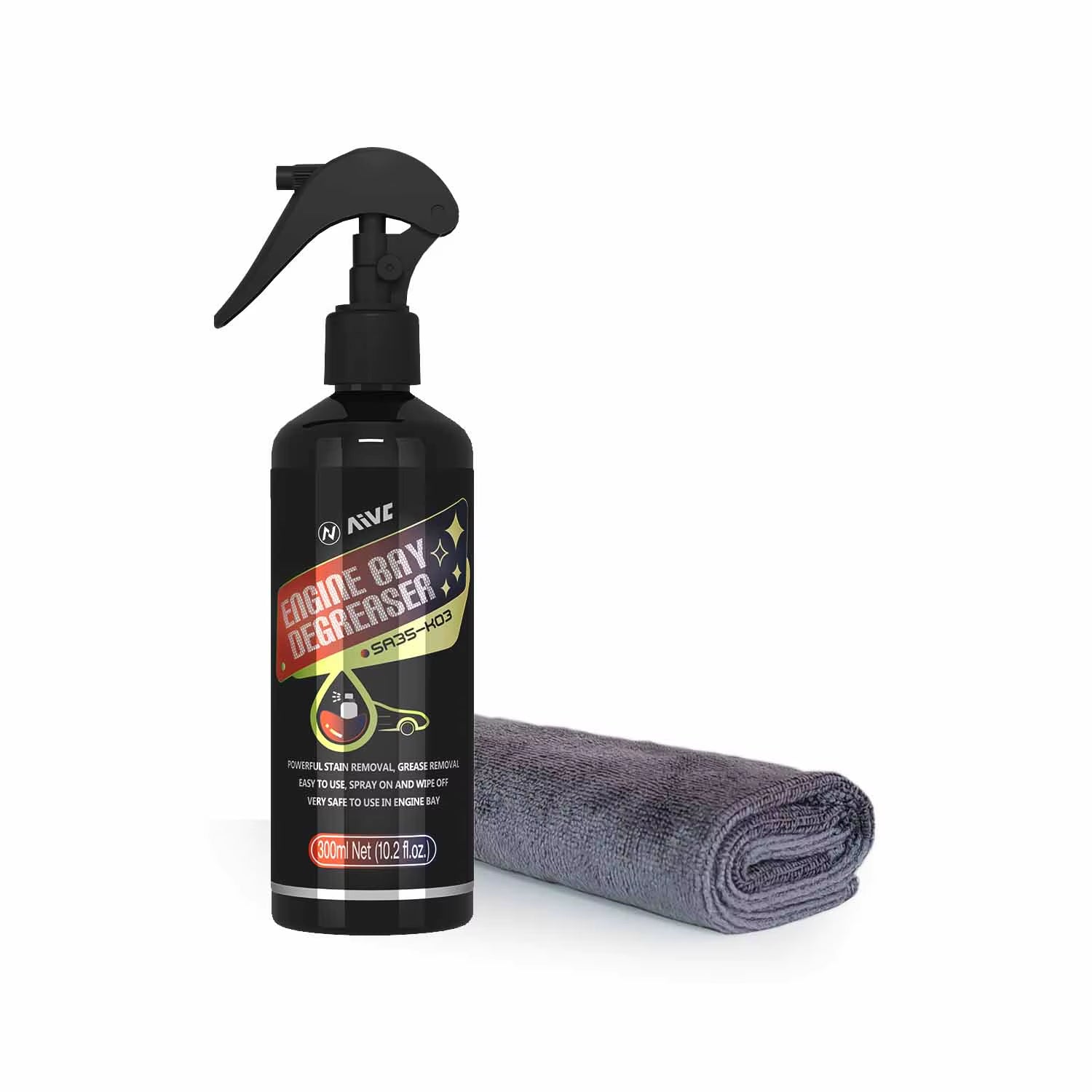 Car Engine Bay Cleaner Powerful Decontamination Cleaning Product for Engine Compartment Auto Detailer Car Cleaning Product