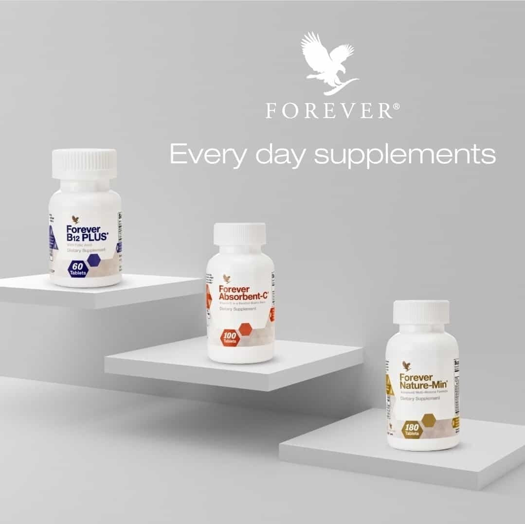1 Forever Living B12 plus Folic Acid 60 Tabs Brain/Energy Halal/Kosher Exp 9/27