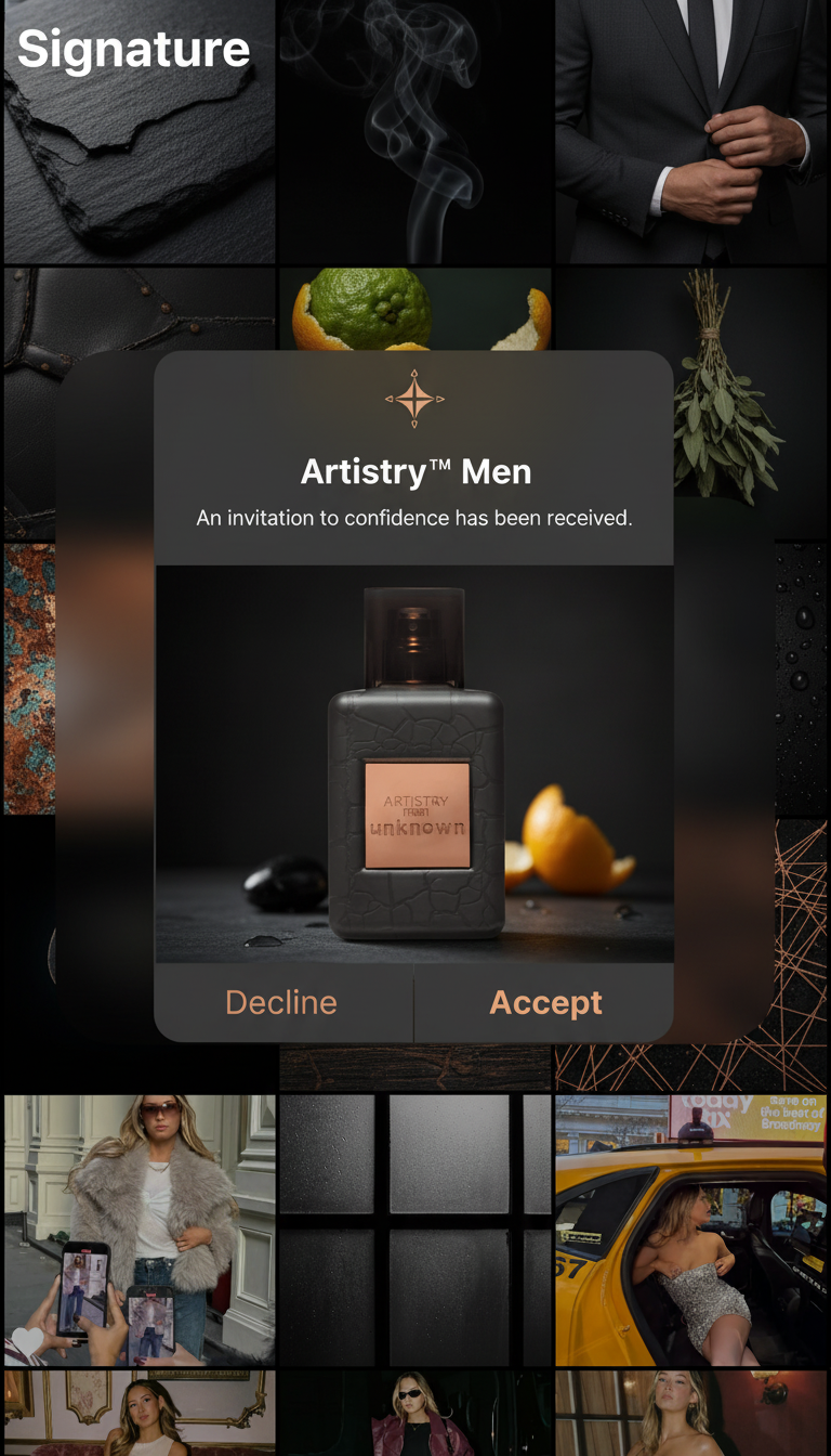 Artistry™ Men Unknown Eau de Parfum Spray Item # 120549D - 50 mL/1.7 fl. oz.