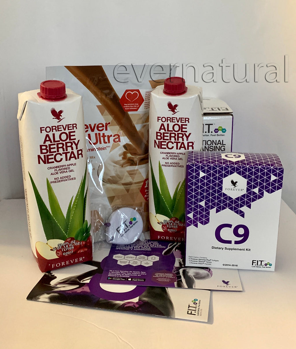 Clean 9 Forever Living W/Aloe Berry Nectar Detox Program-Chocol
