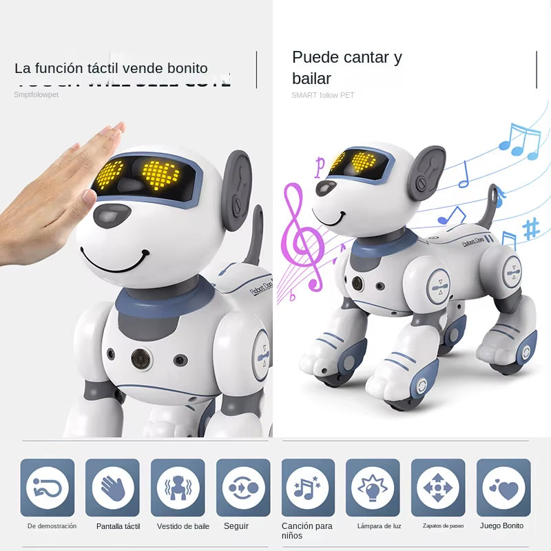 Intelligent Robot Dog Funny Electronic Robotics Remote Control Stunt Smart Robots for Children Boys Kids Creative Birthday Gift