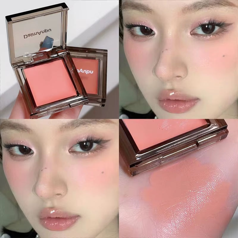 Blush Balm Long Lasting Matte Blue Pink Face Brightening Blushes Ice Cream Natural Cheek Makeup Rouge Tint Cream Cosmetics