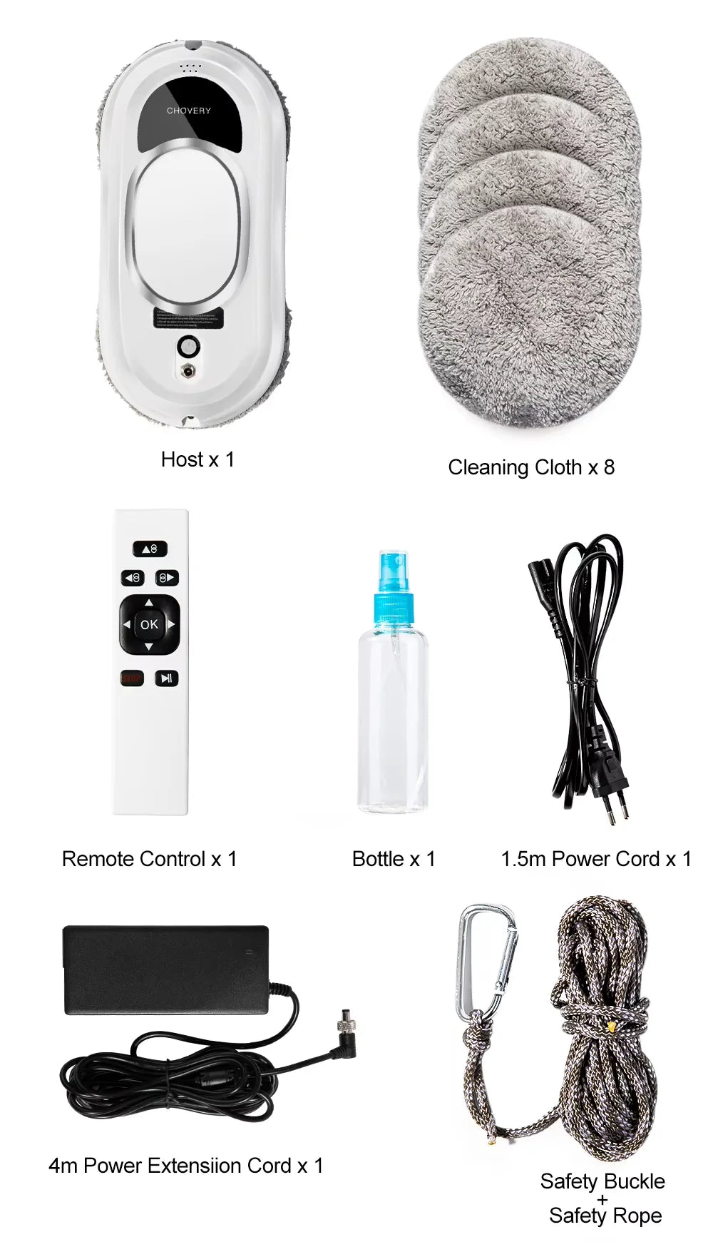 Robot Window Cleaner Window Cleaning Robot Smart Home Robot Vacuum Cleanerremote Control Glass Cleaning Robots