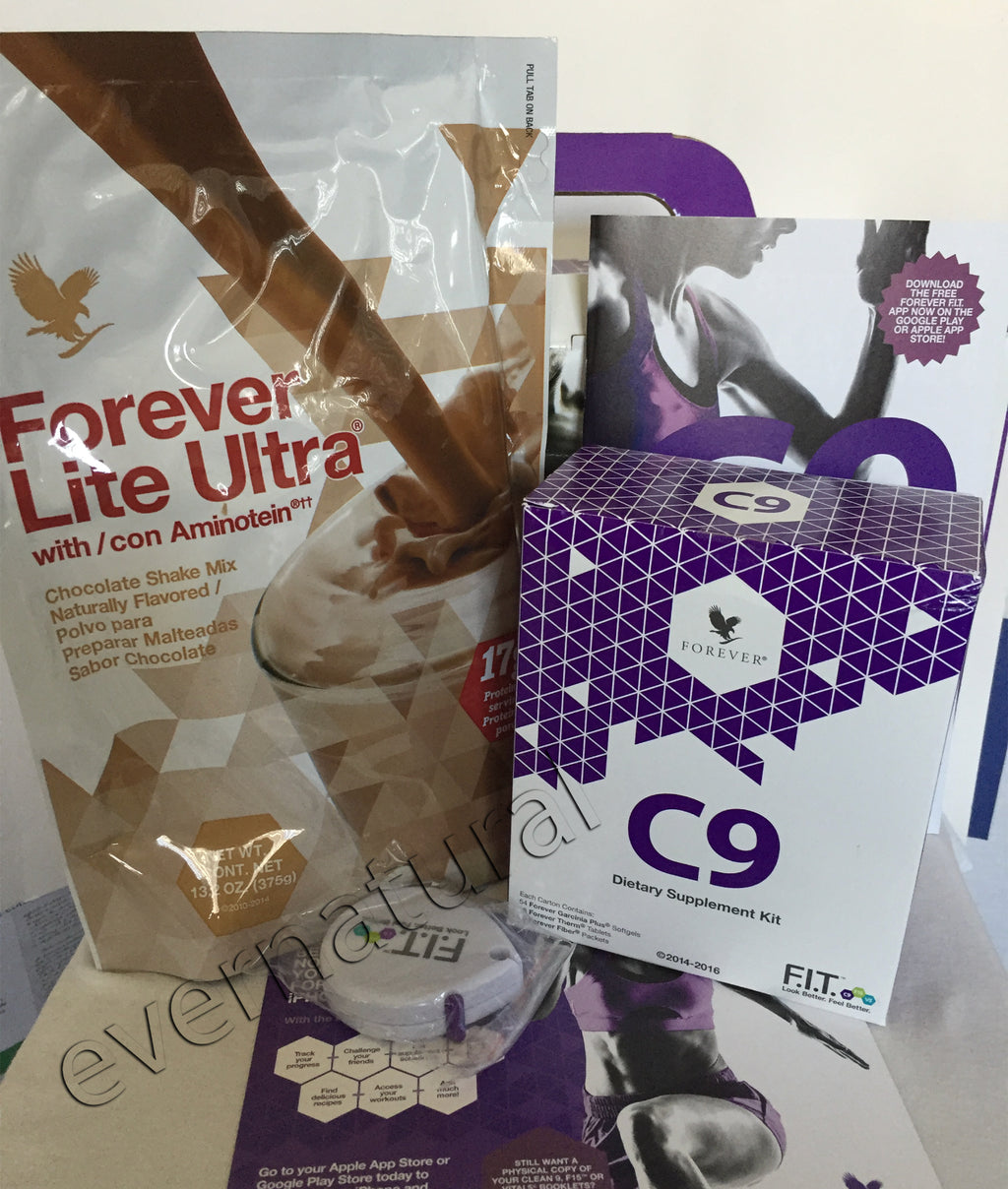 Clean 9 Forever Living W/Aloe Berry Nectar Detox Program-Chocol