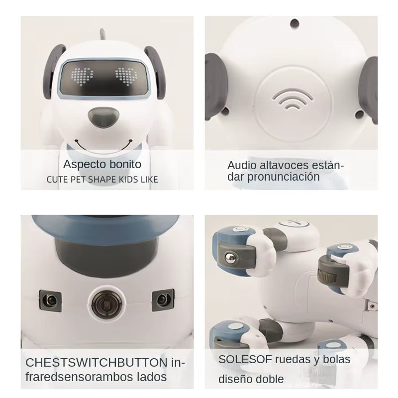 Intelligent Robot Dog Funny Electronic Robotics Remote Control Stunt Smart Robots for Children Boys Kids Creative Birthday Gift