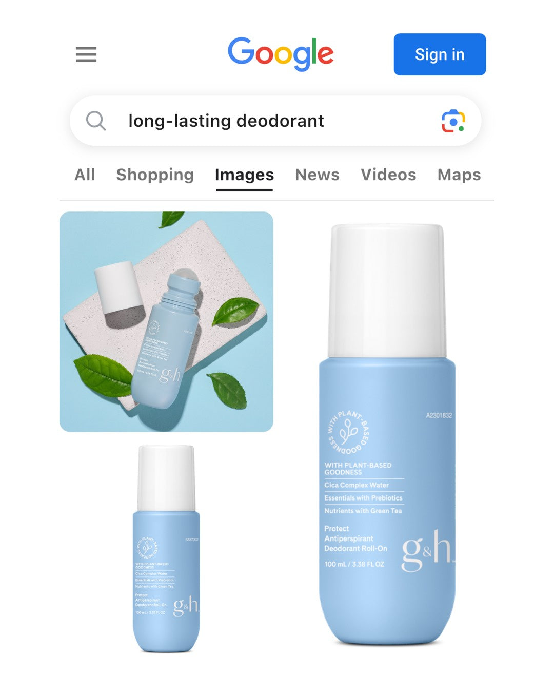 g&h™ Protect Antiperspirant Deodorant Roll-On