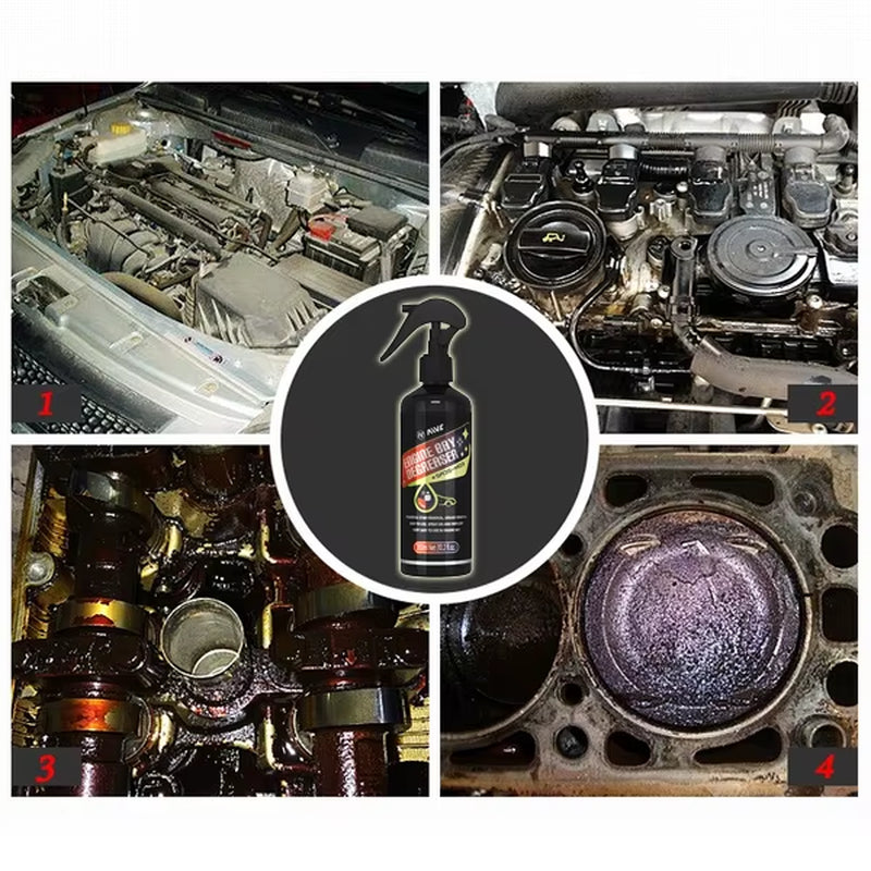 Car Engine Bay Cleaner Powerful Decontamination Cleaning Product for Engine Compartment Auto Detailer Car Cleaning Product