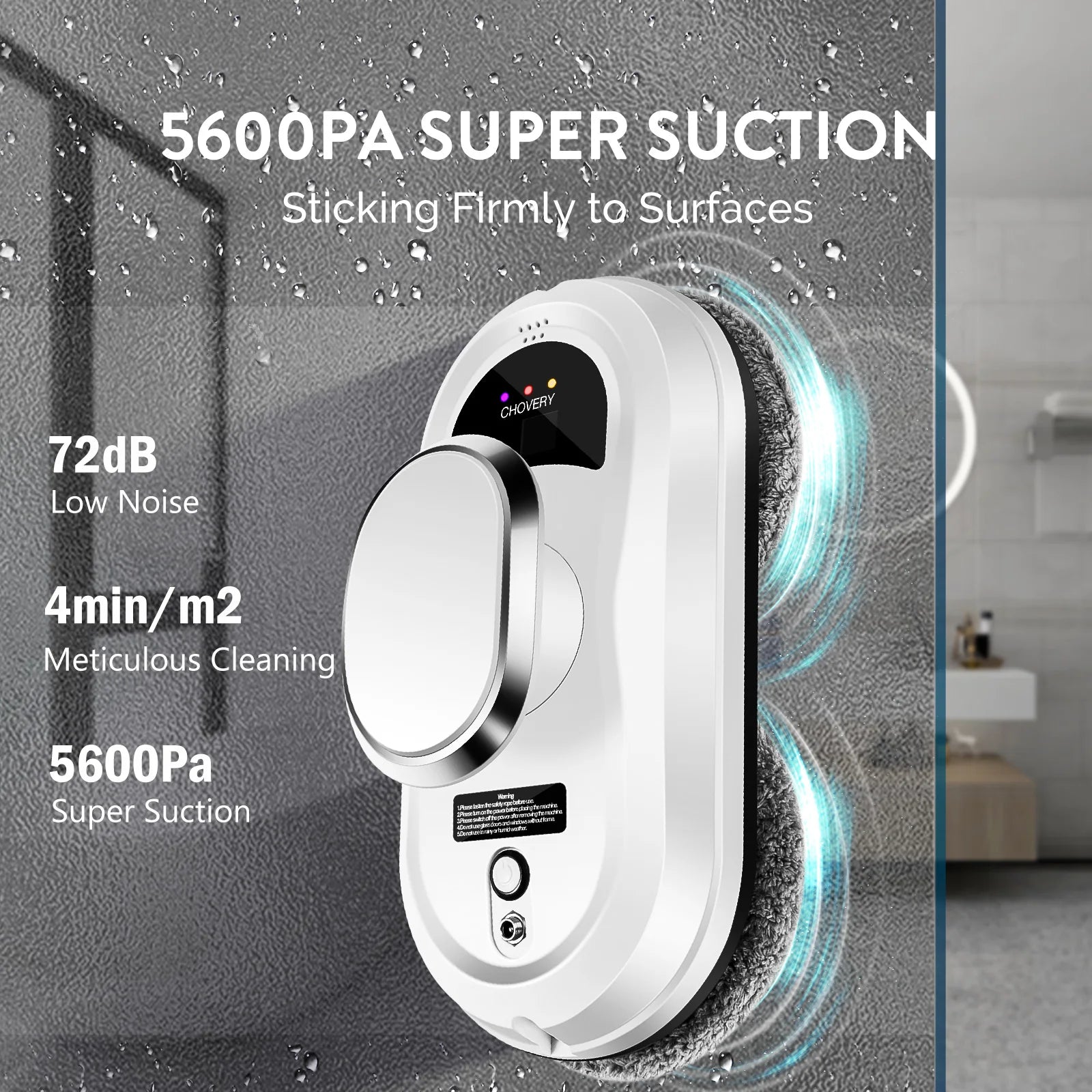 Robot Window Cleaner Window Cleaning Robot Smart Home Robot Vacuum Cleanerremote Control Glass Cleaning Robots