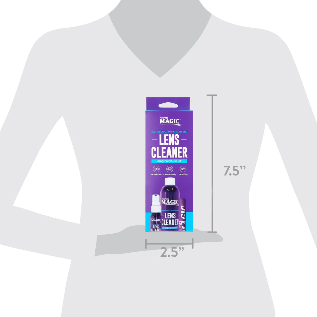Lens Cleaner Value Kit, 7 Fl Oz, Streak-Free, Travel-Friendly