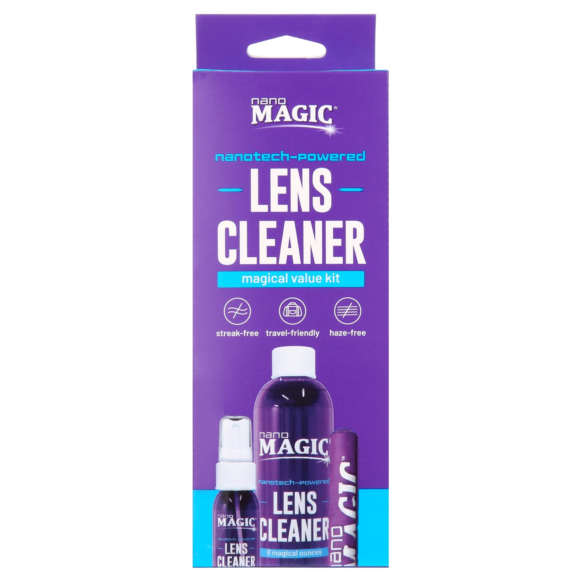 Lens Cleaner Value Kit, 7 Fl Oz, Streak-Free, Travel-Friendly