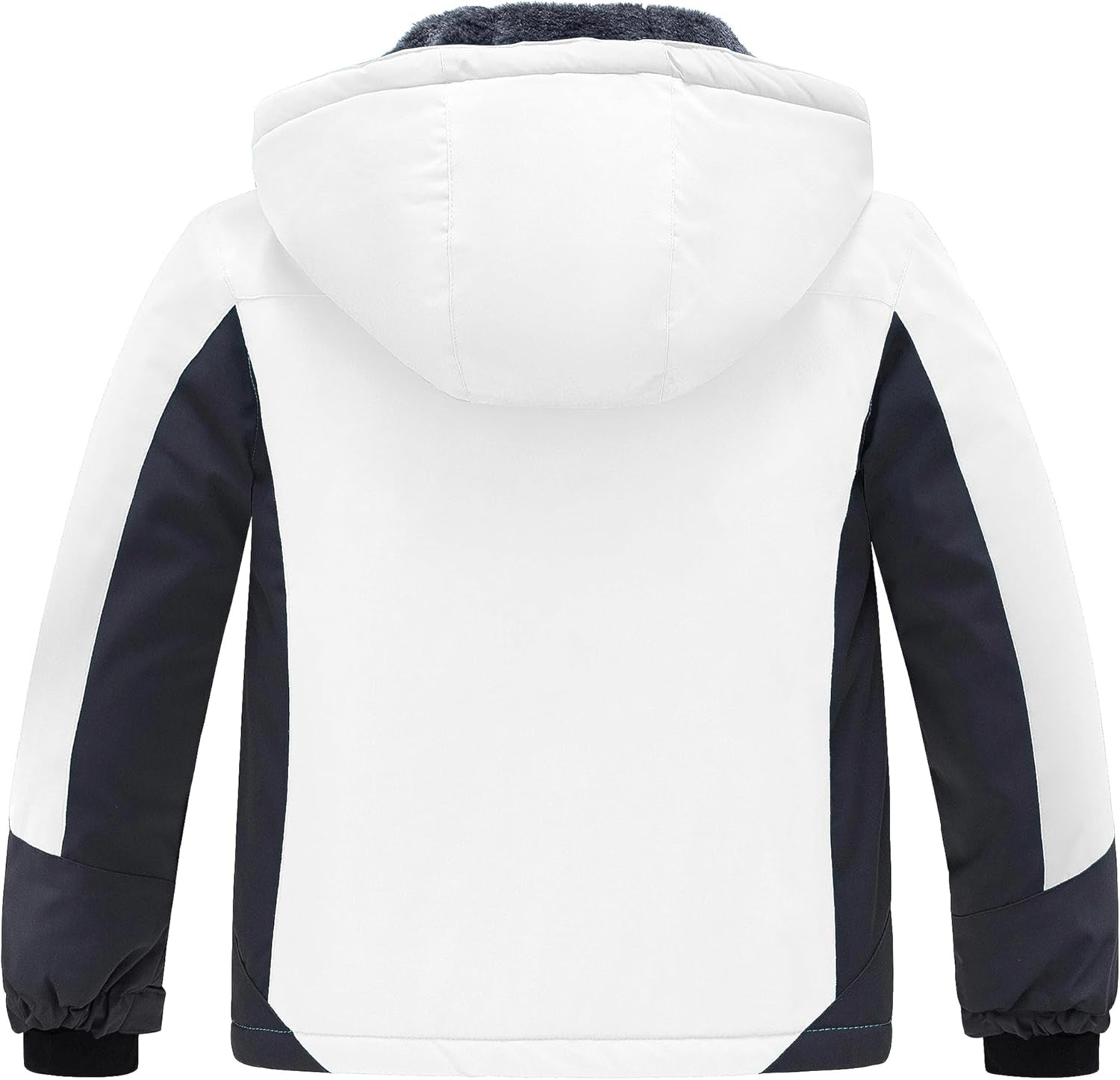 Girls' Waterproof Winter Coat Fleece Ski Jacket Hooded Snow Coat Warm Raincoat Outerwear