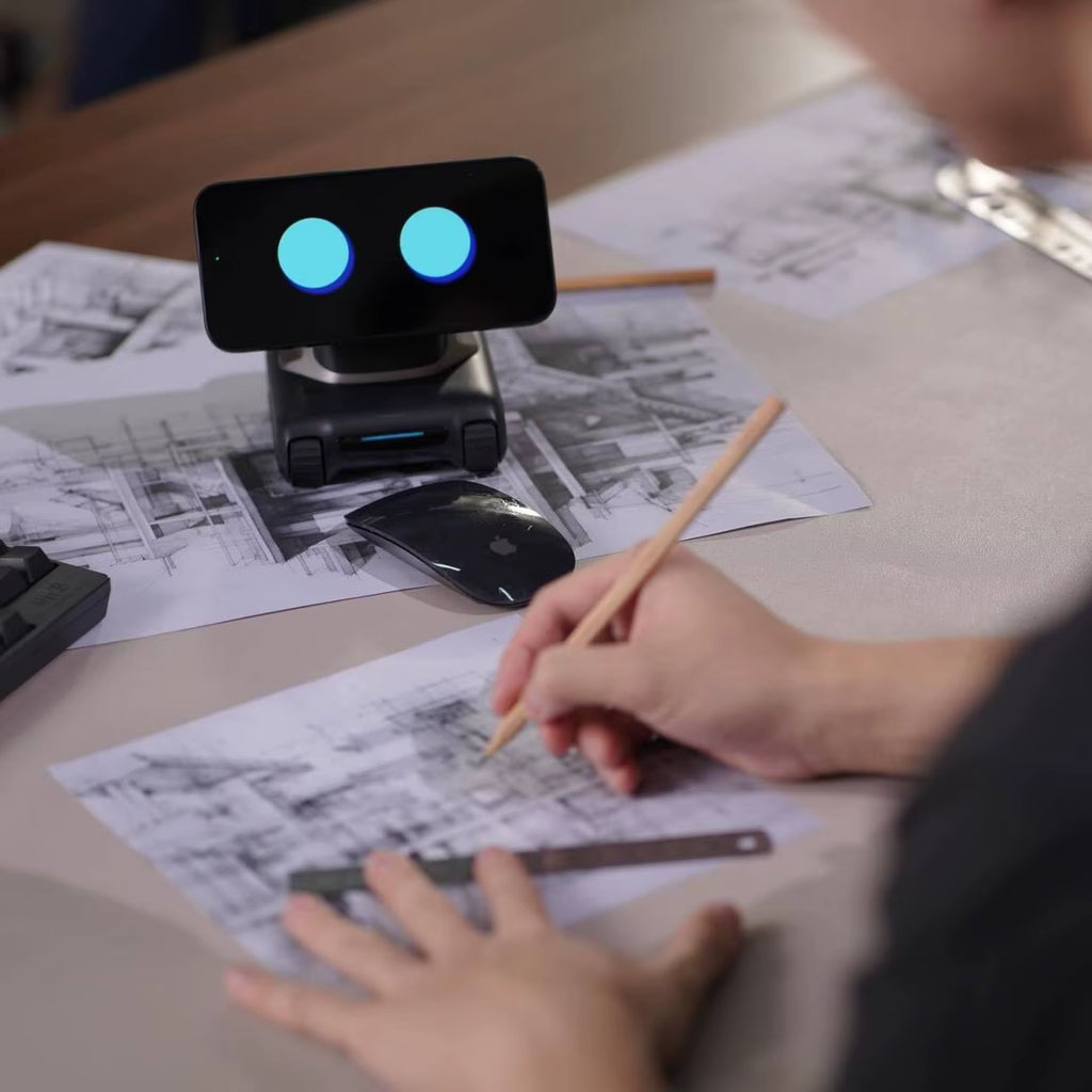 Smart Ai Looi Robot Electronic Desktop Move Transforming Mobile for Iphone/Android Phones into Intelligent Automation Robots