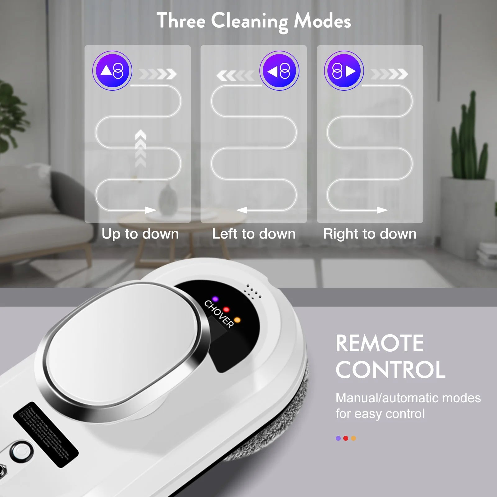 Robot Window Cleaner Window Cleaning Robot Smart Home Robot Vacuum Cleanerremote Control Glass Cleaning Robots