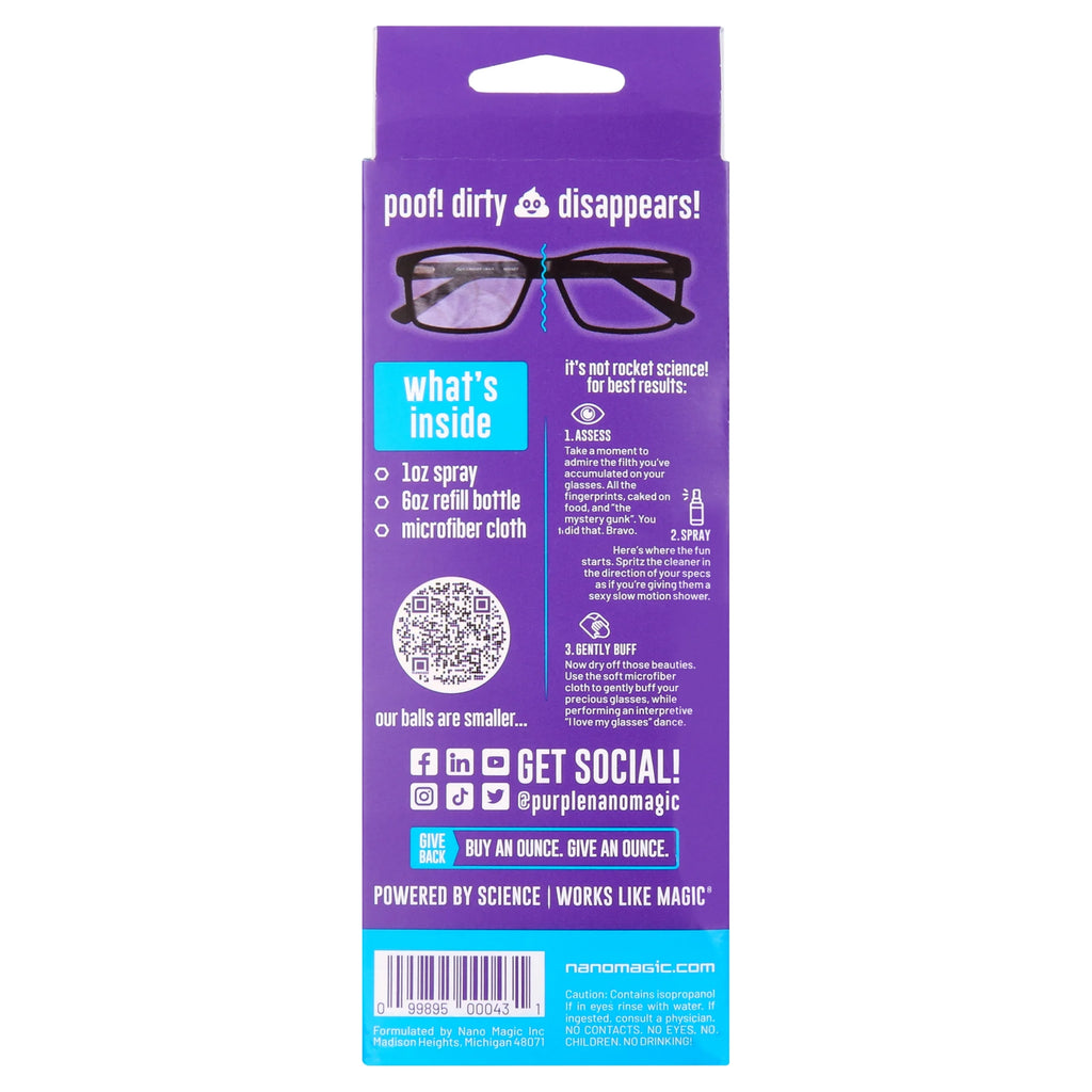 Lens Cleaner Value Kit, 7 Fl Oz, Streak-Free, Travel-Friendly